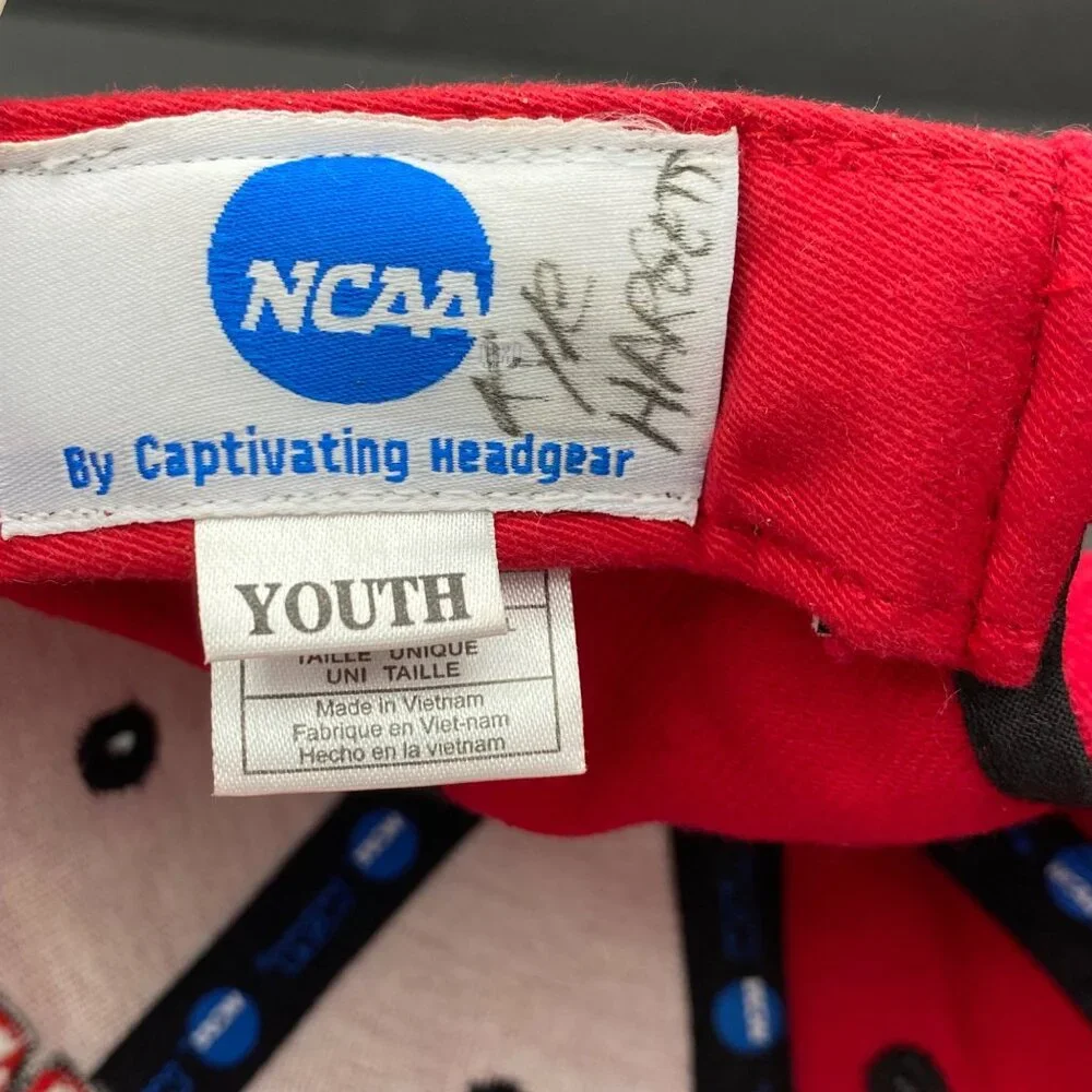NC State Wolfpack NCAA Youth Adjustable Red Ball Cap Cotton Go Wolfpack Fan Gear